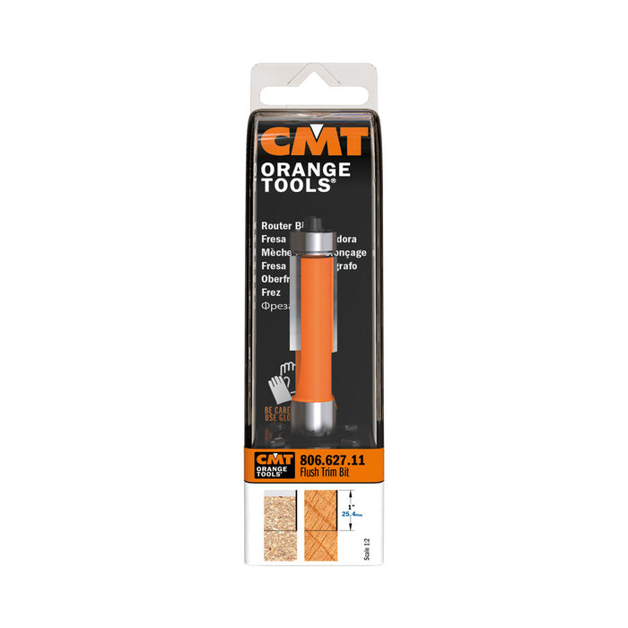 CMT 806.627.11 - 1/2" Carbide Flush Trim Router Bit, 1/2" Shank