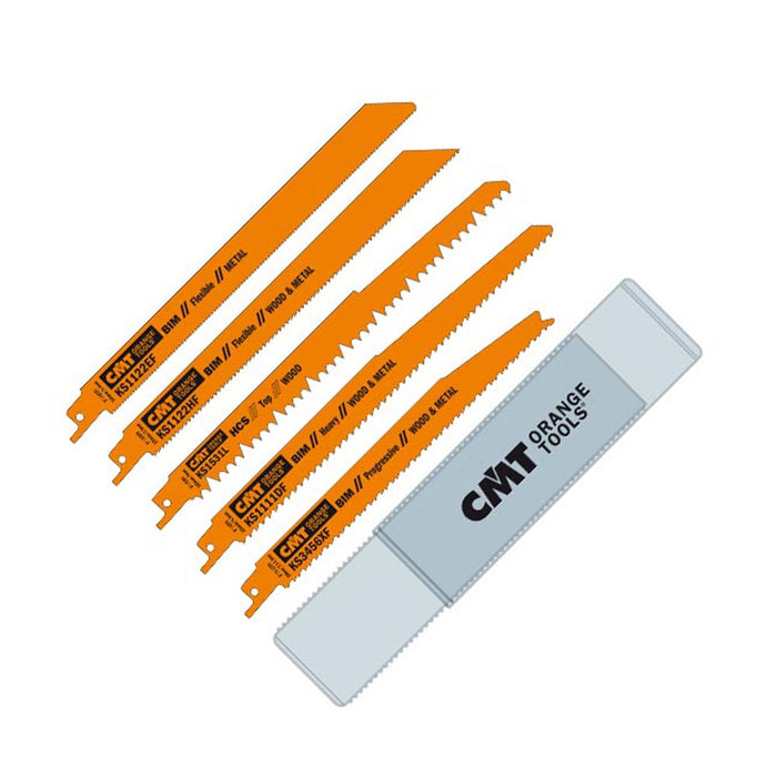 CMT 25 Piece Reciprocating Saw Blade Set