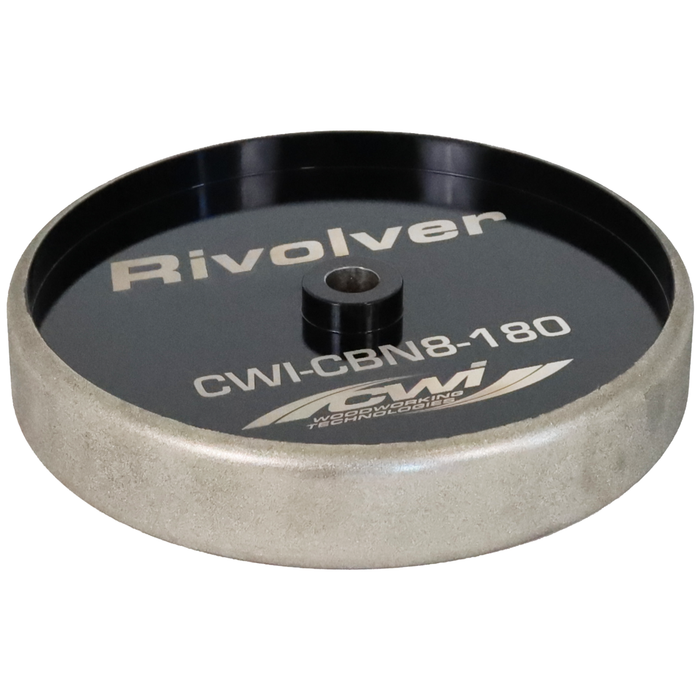 Rivolver 8″ Radius Edge CBN Wheel, 5/8" Arbor