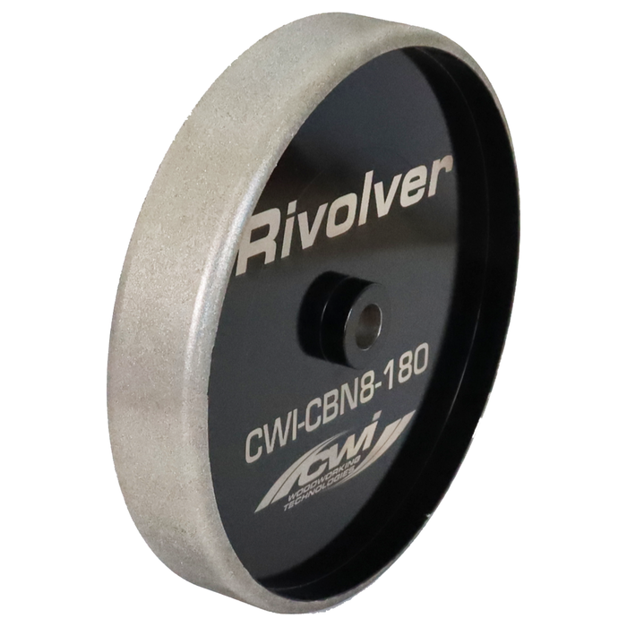 Rivolver 8″ Radius Edge CBN Wheel, 5/8" Arbor