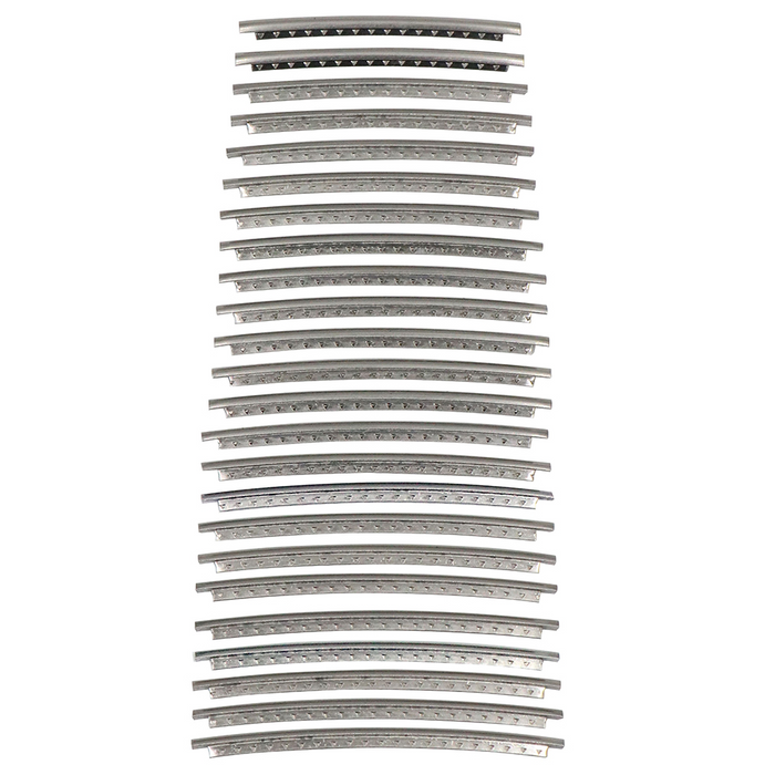 Fretwire - Precut Stainless Steel Jumbo, 24 pieces 43-53mm long x 2.4mm wide x 1.2mm crown