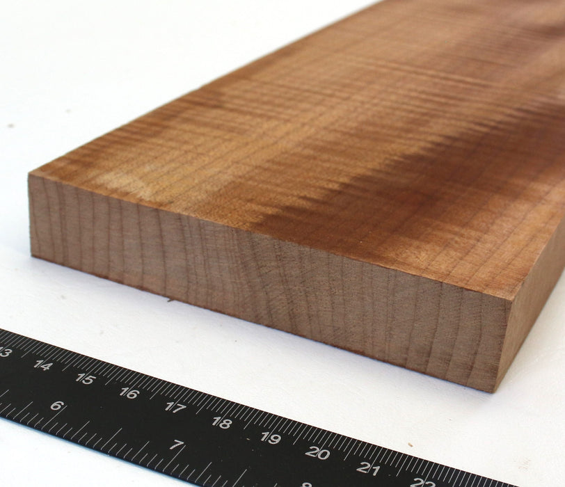 Maple Flame Roasted Neck Blank, 2A+ Highly Figured, 30.0" x 4.5" x .8" Thick - Stock #42662