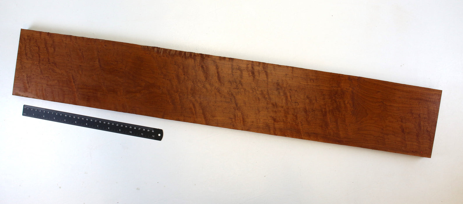 Eastern Rock Maple Birdseye Neck Blank, Roasted, 36" x 5.5" x 1" Thick - Stock #42670
