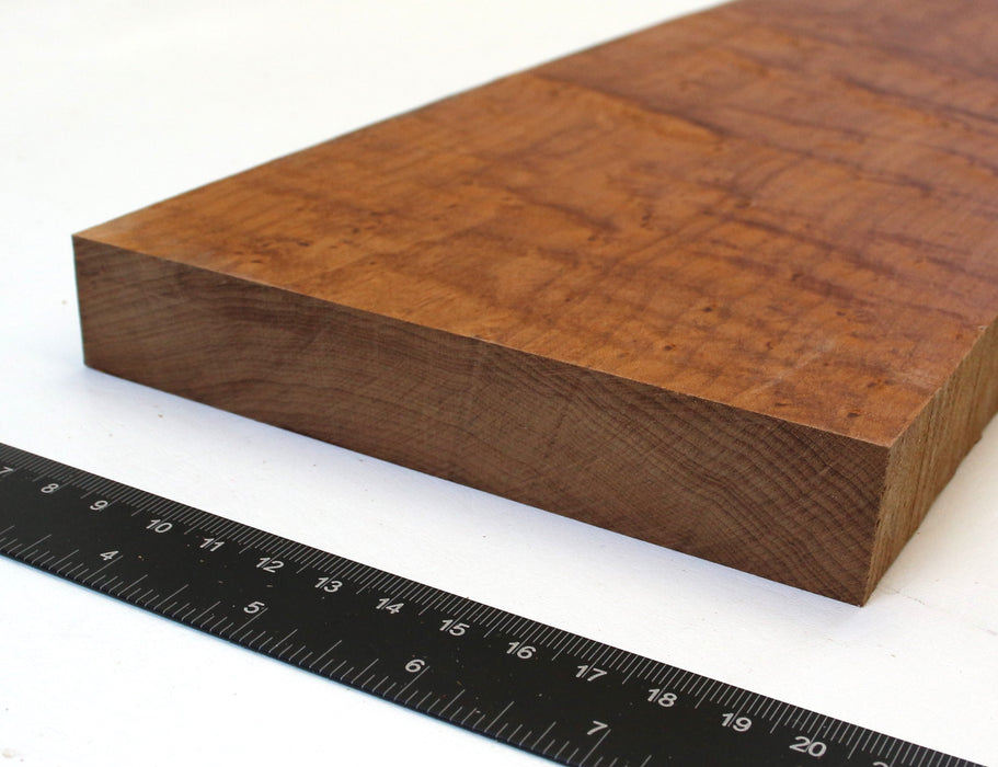 Eastern Rock Maple Birdseye Neck Blank, Roasted, 36" x 5.5" x 1" Thick - Stock #42670
