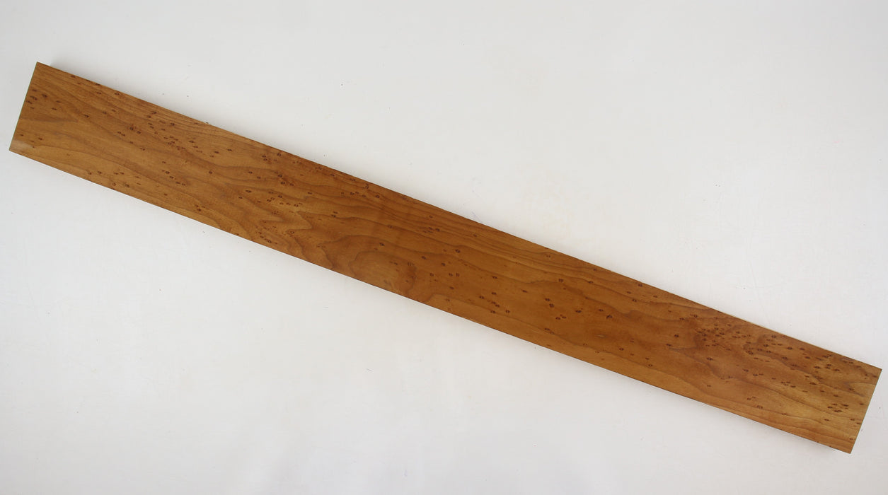 Eastern Rock Maple Birdseye Neck Blank, Roasted, 32.7" x 3.3" x 0.9" Thick - Stock #41306