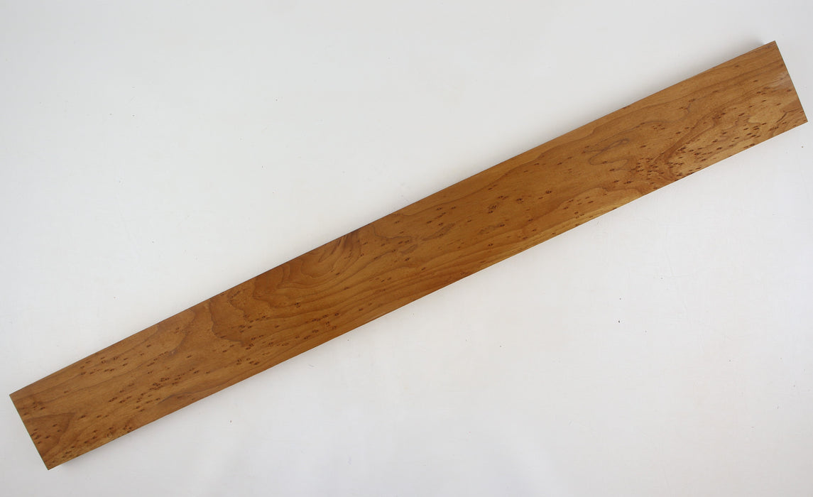 Eastern Rock Maple Birdseye Neck Blank, Roasted, 32.7" x 3.3" x 0.9" Thick - Stock #41306