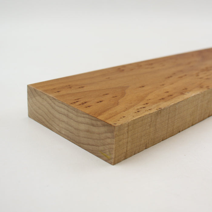 Eastern Rock Maple Birdseye Neck Blank, Roasted, 32.7" x 3.3" x 0.9" Thick - Stock #41306