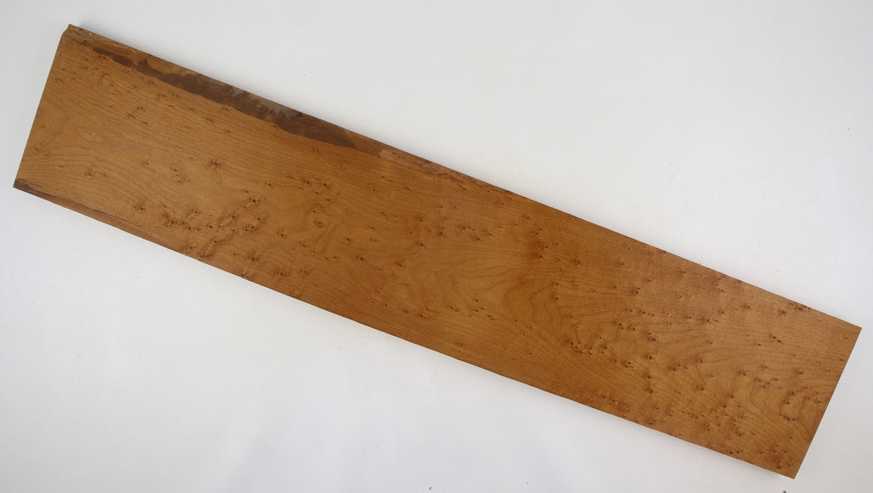 Eastern Rock Maple Birdseye Neck Blank, Roasted, 31.9" x 6.5" x 0.9" Thick - Stock #41305