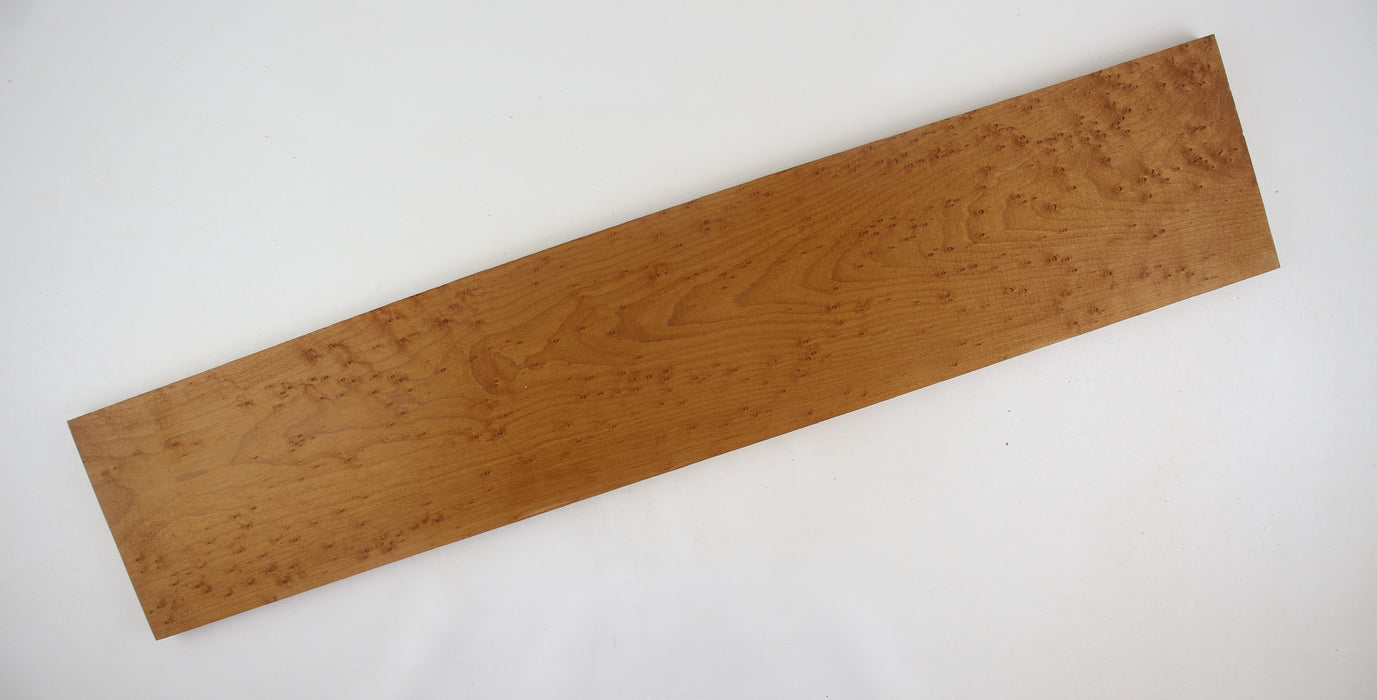 Eastern Rock Maple Birdseye Neck Blank, Roasted, 31.9" x 6.5" x 0.9" Thick - Stock #41305