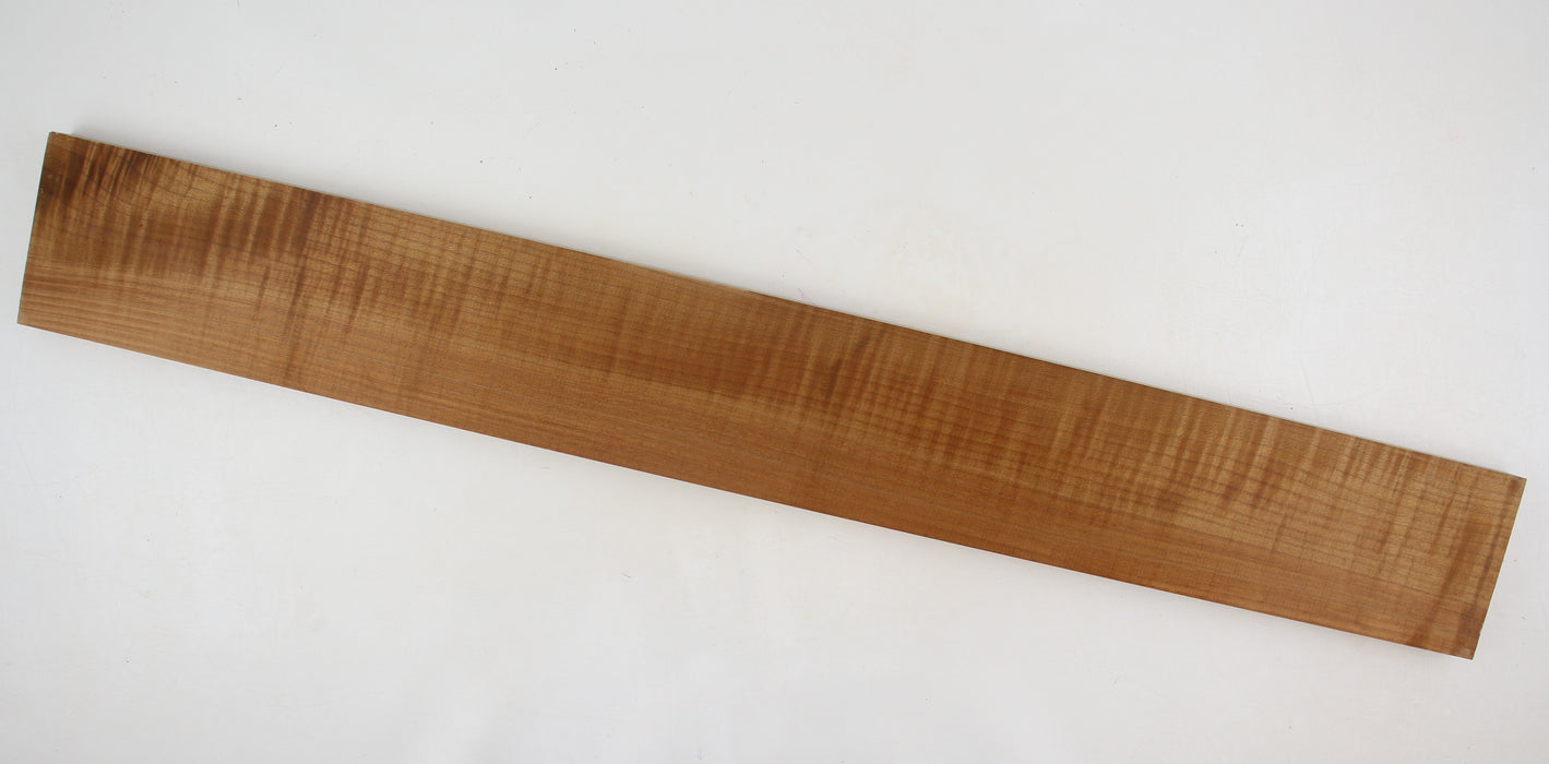 Maple Flame Neck Blank, Roasted, 30.7" x 3.9" x 0.8" Thick - Stock #41304