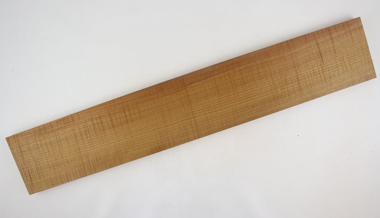 Maple Flame Neck Blank, Roasted, 29.3" x 4.9" x 0.9" Thick - Stock #41303