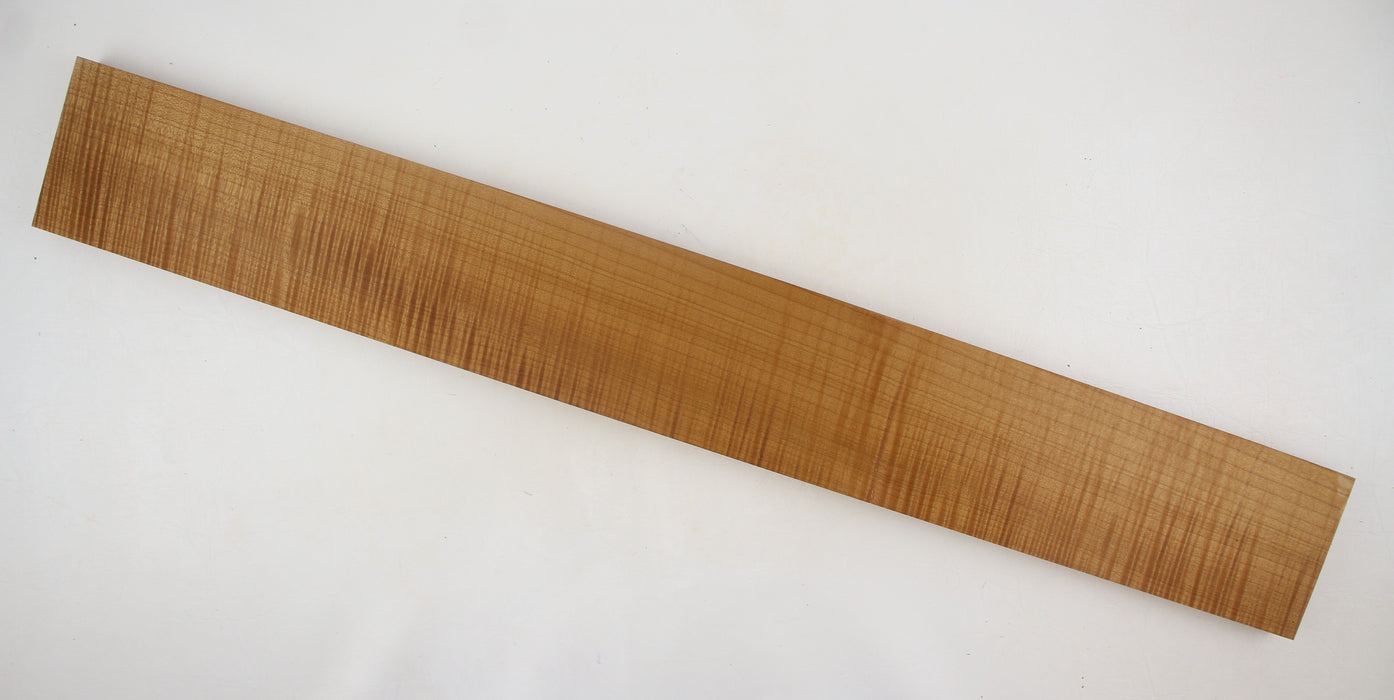 Maple Flame Neck Blank, Roasted, 29.5" x 3.9" x 0.8" Thick - Stock #41302