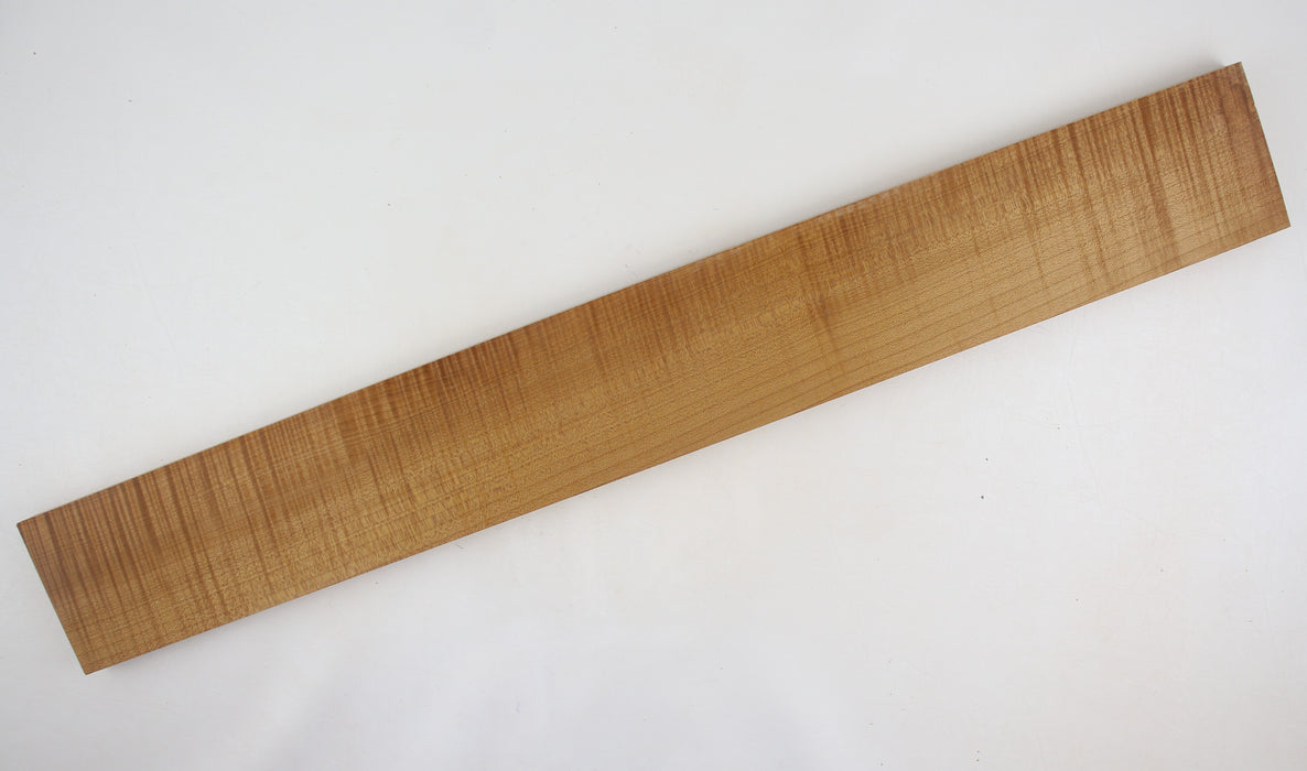 Maple Flame Neck Blank, Roasted, 29.5" x 3.9" x 0.8" Thick - Stock #41302