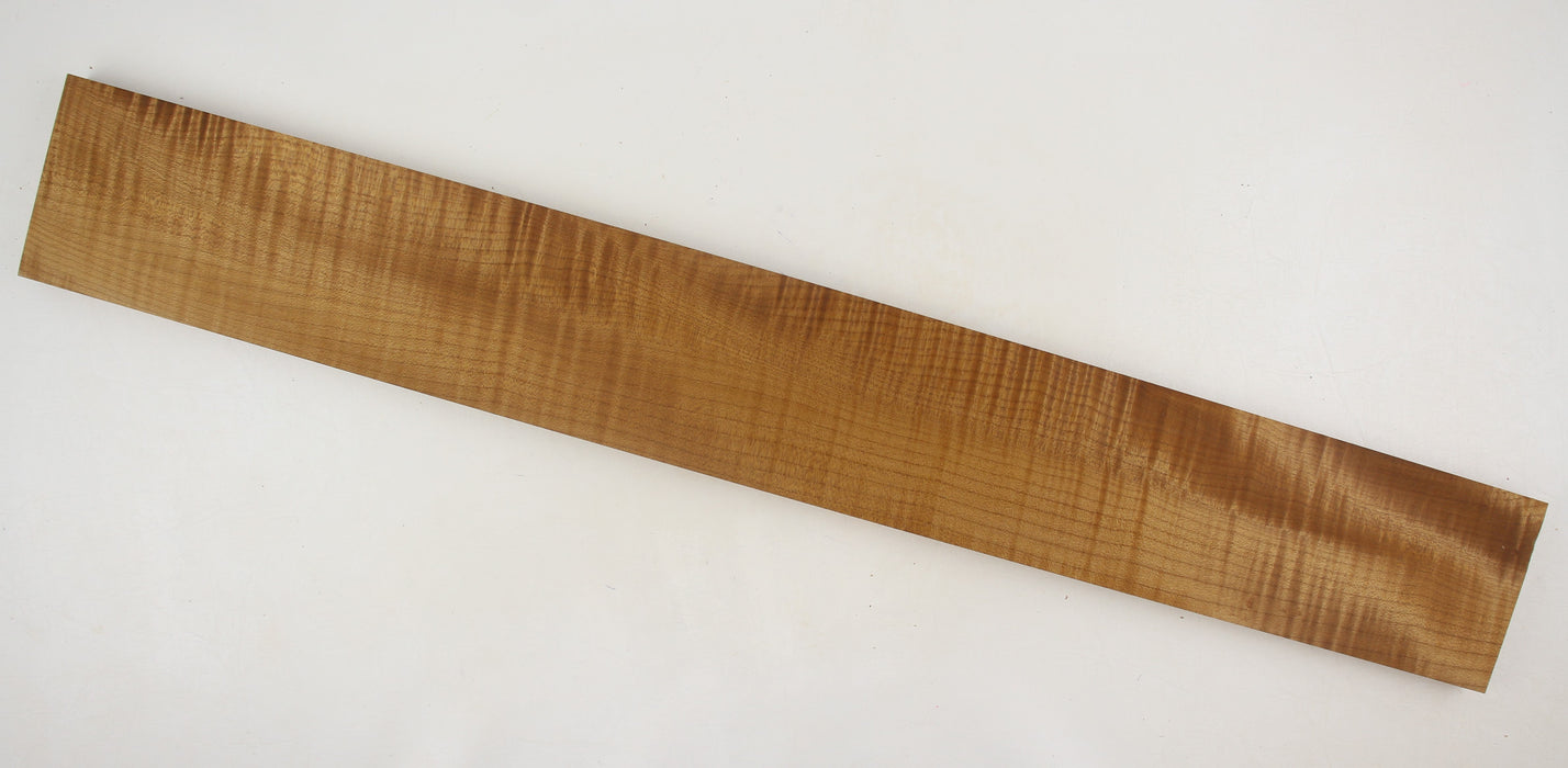 Maple Flame Neck Blank, Roasted, 29.4" x 3.9" x 0.8" Thick - Stock #41300