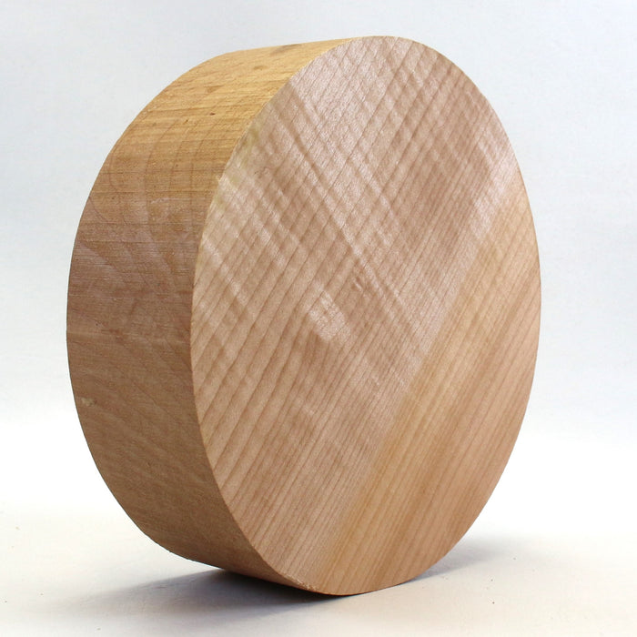 Maple Round, Highly Figured, 8" x 2.4" Thick - Stock #42707
