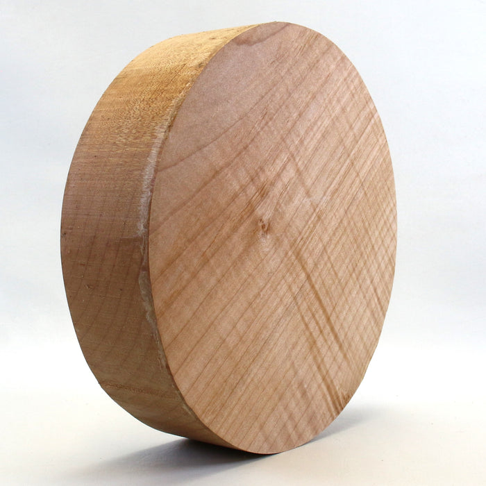 Maple Round, Highly Figured, 10.8" x 2.8" Thick - Stock #42705