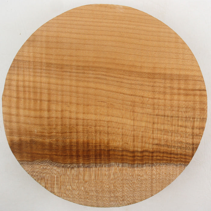 Maple Flame Round, Highly Figured, 10.0" x 2.4" Thick - Stock #41348