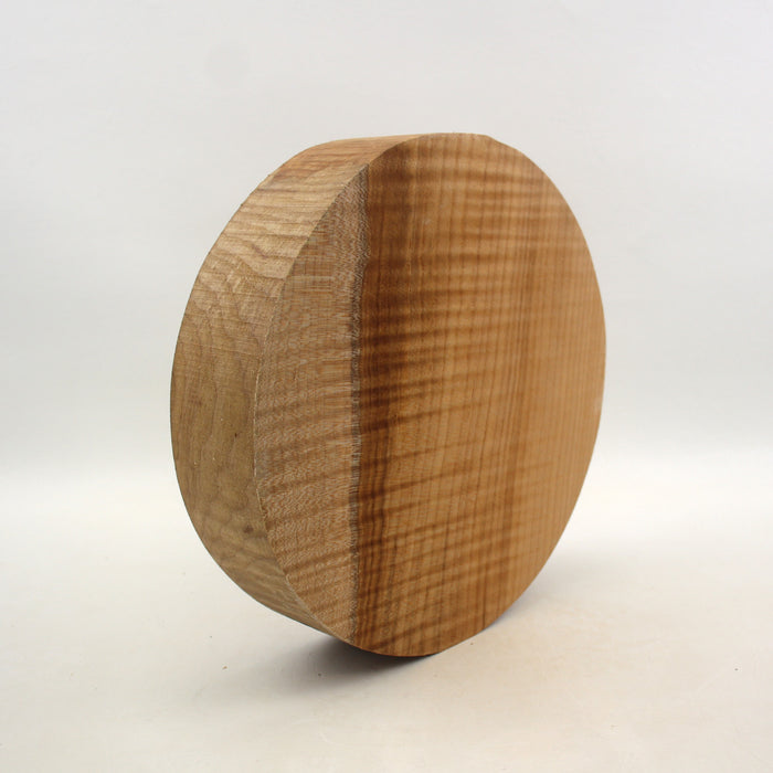 Maple Flame Round, Highly Figured, 10.0" x 2.4" Thick - Stock #41348