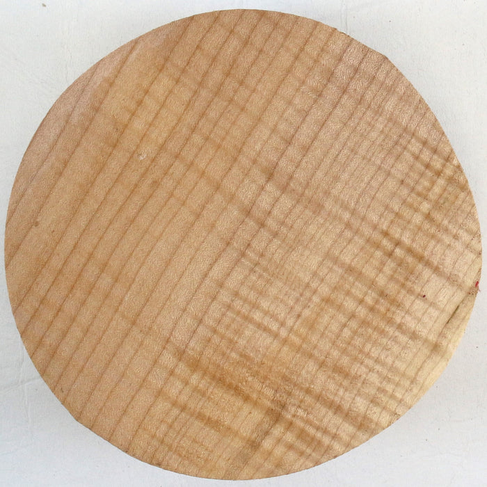 Maple Round, Highly Figured, 6" x 2.4" Thick - Stock #42743