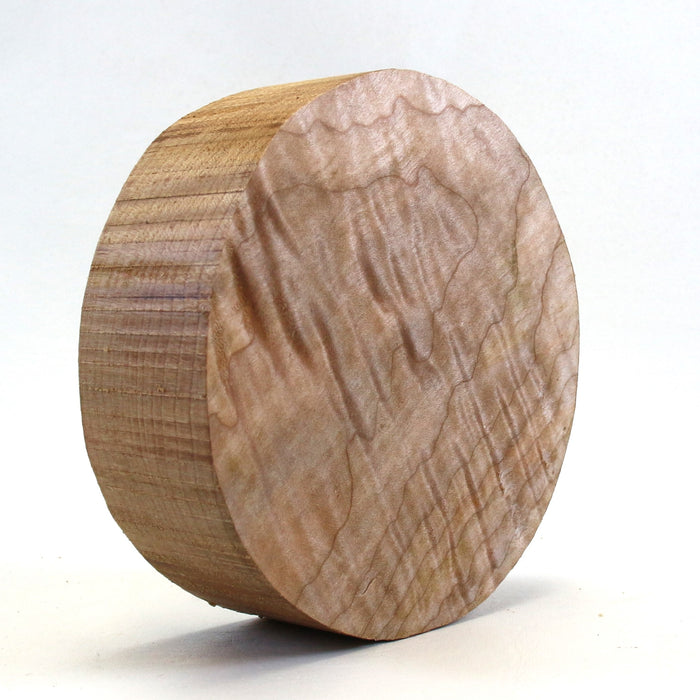 Maple Round, Highly Figured, 5.8" x 1.8" Thick - Stock #42741