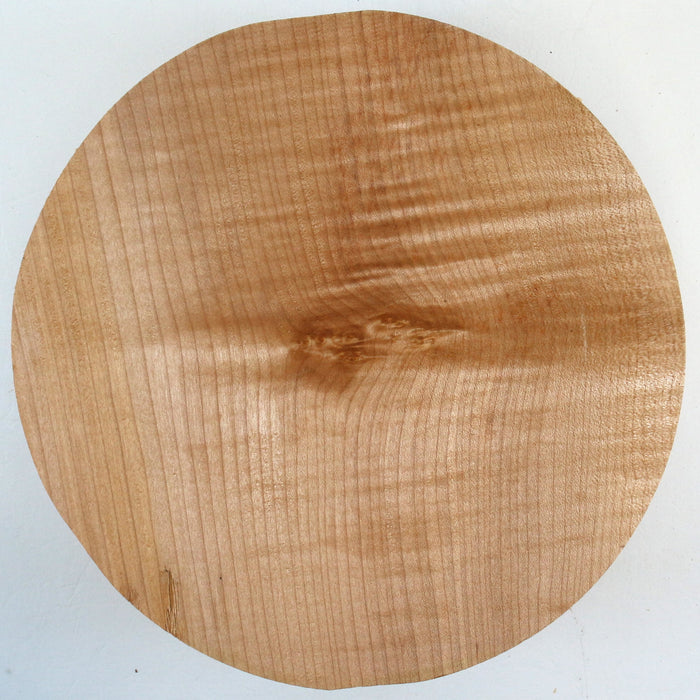 Maple Round, Figured, 11" x 3.7" Thick - Stock #42738