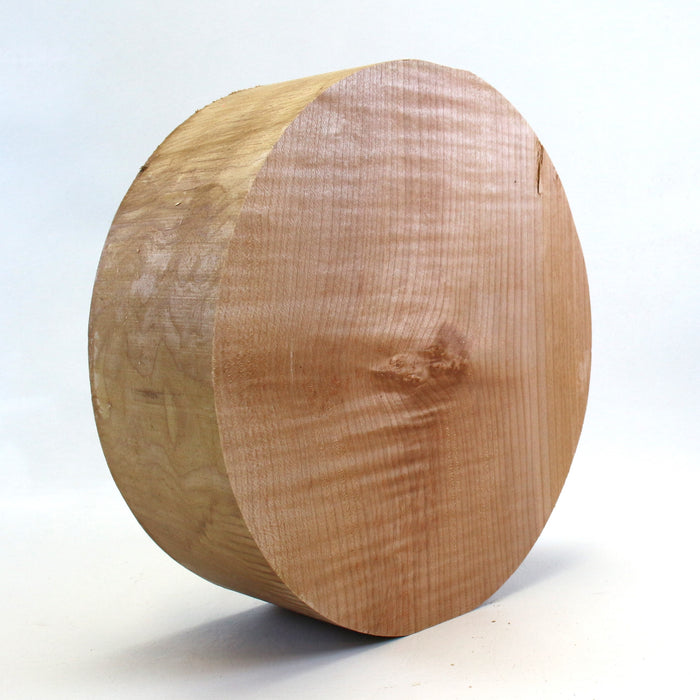 Maple Round, Figured, 11" x 3.7" Thick - Stock #42738