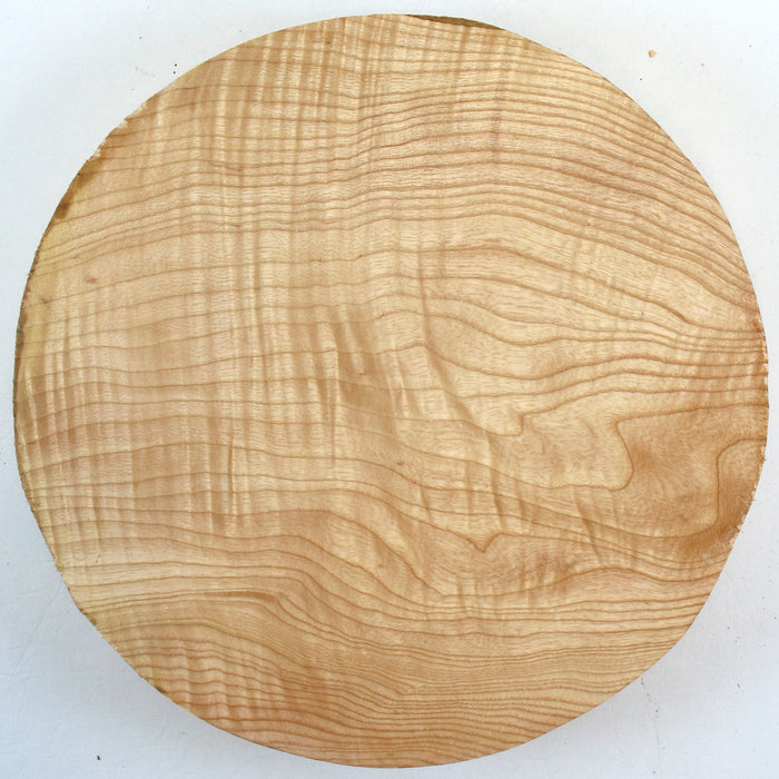 Ash Round, Figured, 11" x 1.5" Thick - Stock #42737