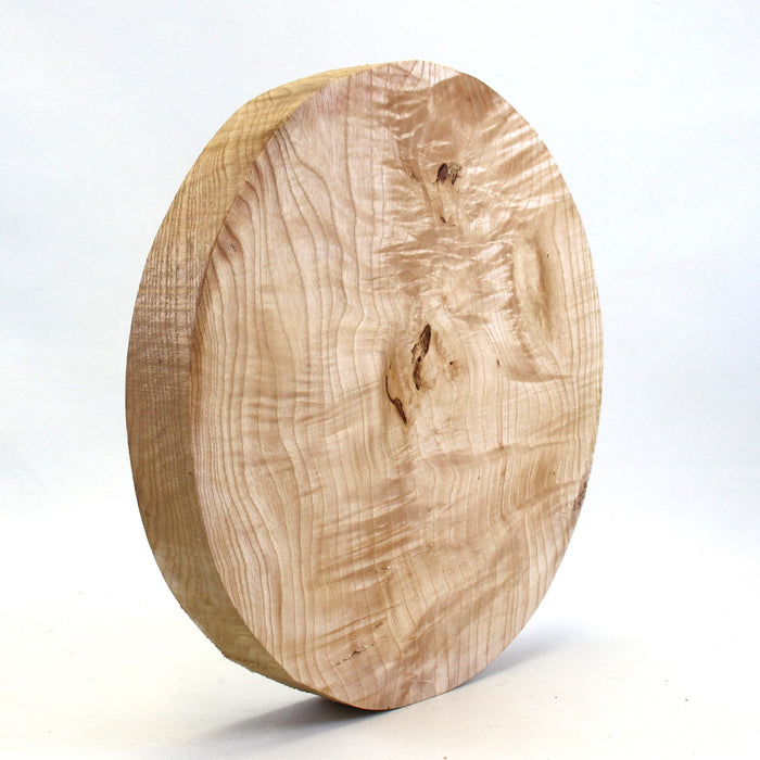 Ash Round, Figured, 11" x 1.5" Thick - Stock #42737