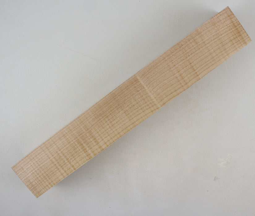 Maple Flame Violin Neck Blank, 3A Highly Figured, 16.1" x 2.5" x 2.6" Thick - Stock #41372