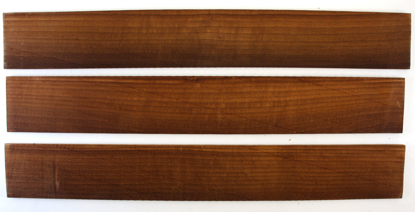 Maple Flame Guitar Fingerboard, Roasted, 24", 3 pack, Stock# 42770