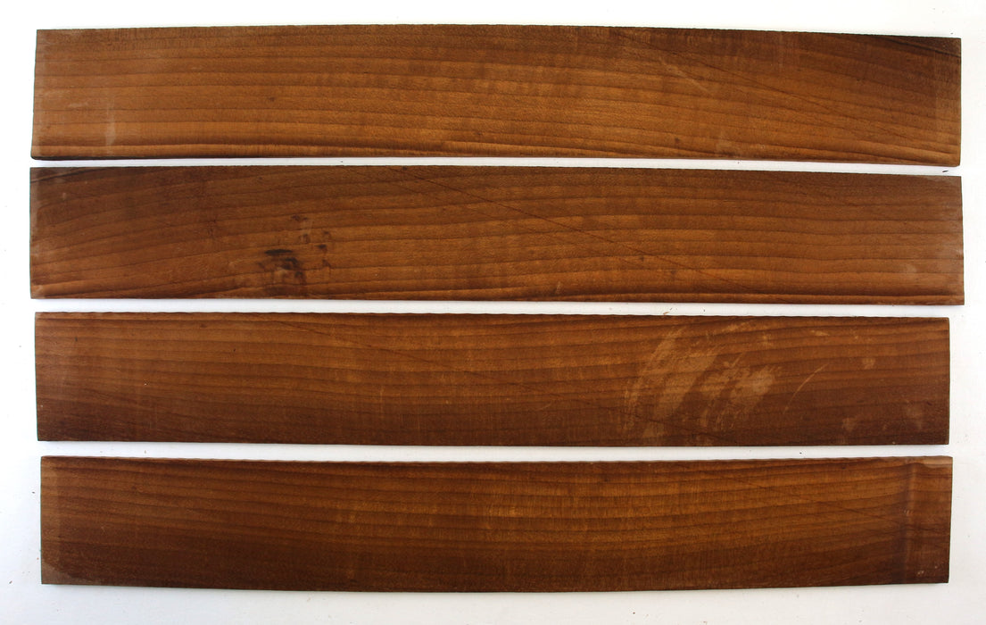 Maple Flame Guitar Fingerboard, Roasted, 24", 4 pack, Stock# 42771