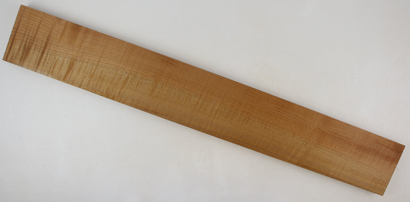 Maple Flame Roasted Neck Blank, 2A+ Figured, 29.5" x 4.1" x 0.87" Thick - Stock #41381