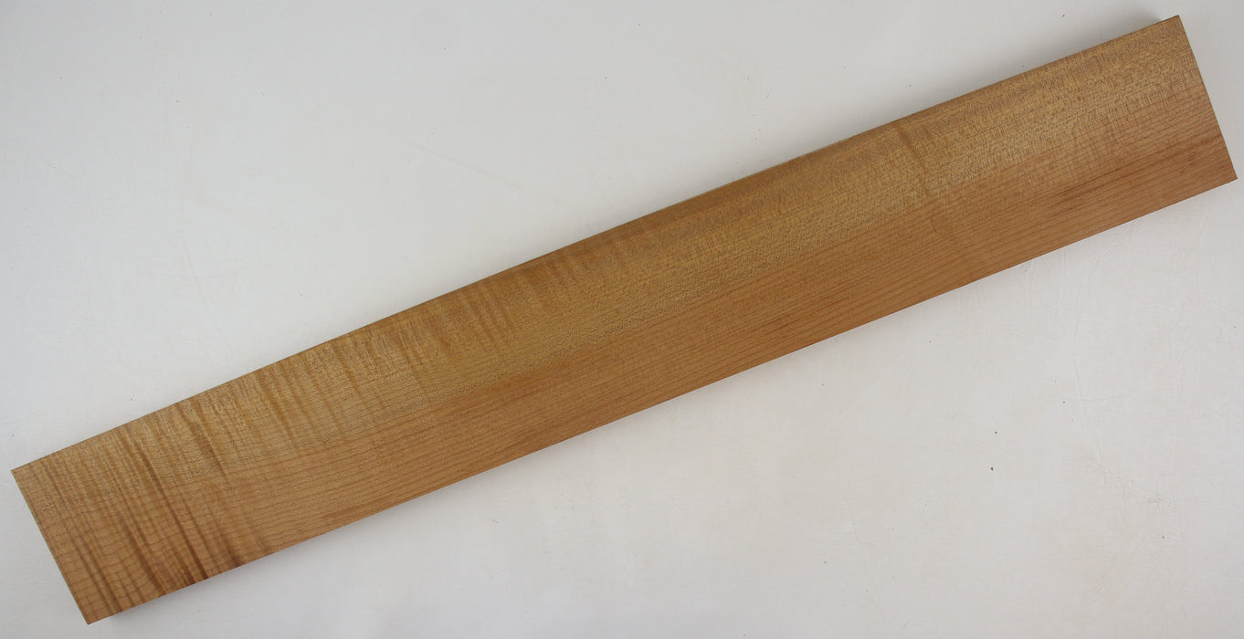 Maple Flame Roasted Neck Blank, 2A+ Figured, 29.5" x 4.1" x 0.87" Thick - Stock #41381