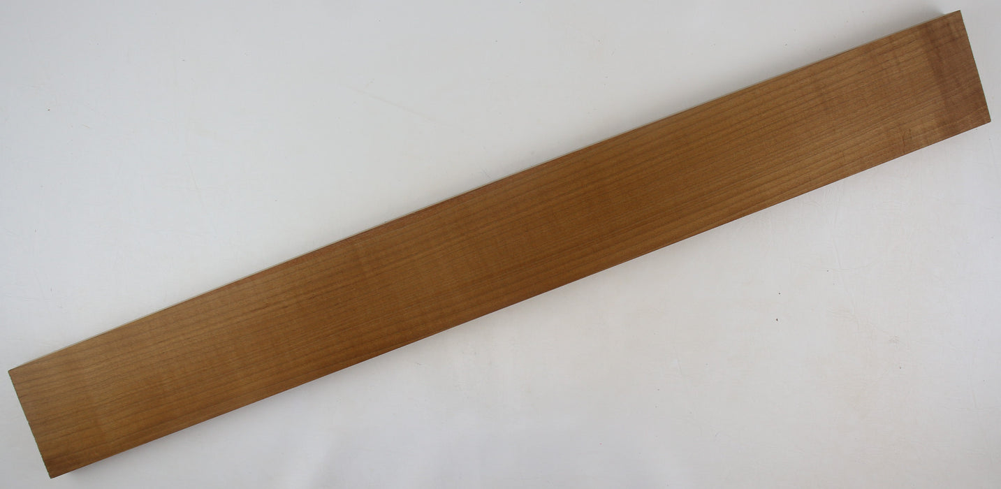 Maple Flame Roasted Neck Blank, 2A Figured, 33.4" x 3.9" x 1.06" Thick - Stock #41380