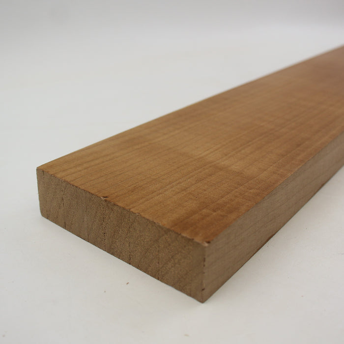 Maple Flame Roasted Neck Blank, 2A Figured, 33.4" x 3.9" x 1.06" Thick - Stock #41380