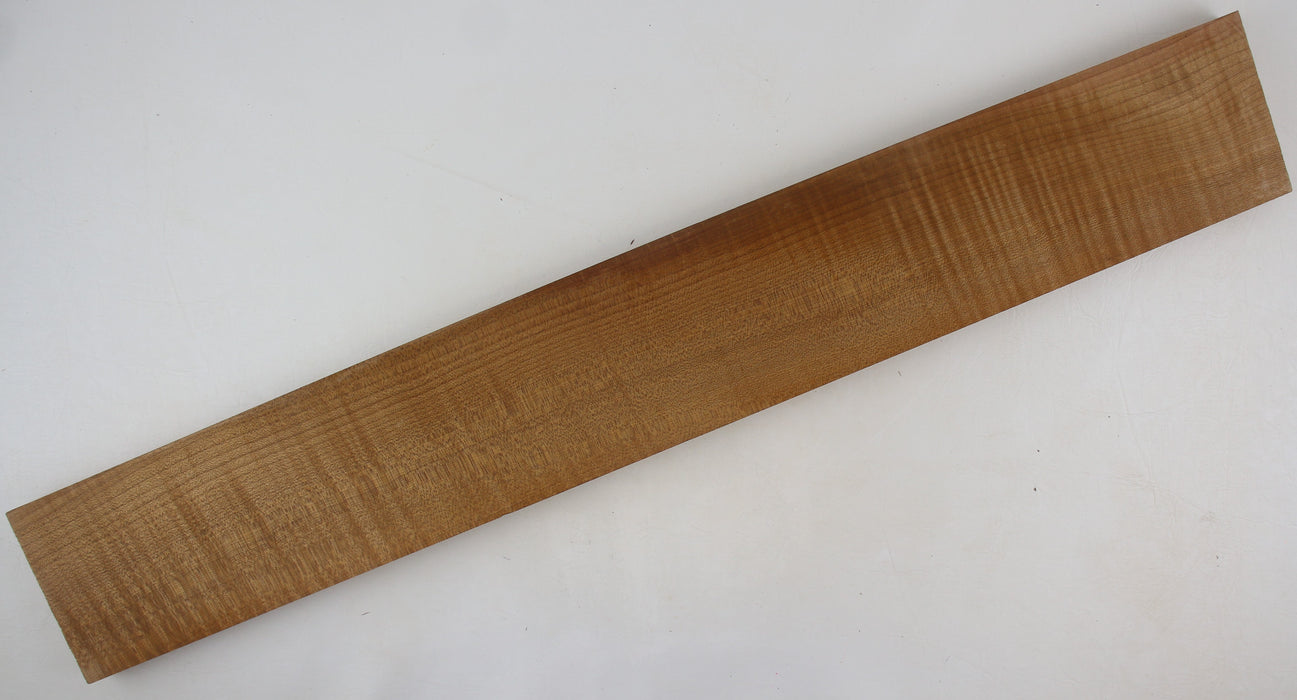 Maple Flame Roasted Neck Blank, 2A+ Figured, 29.3" x 4.2" x 0.94" Thick - Stock #41378