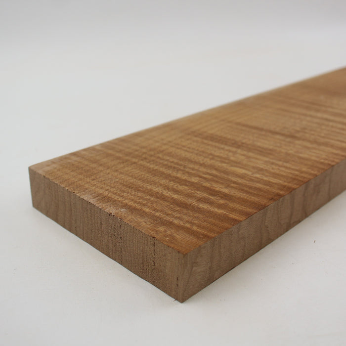 Maple Flame Roasted Neck Blank, 2A+ Figured, 29.3" x 4.2" x 0.94" Thick - Stock #41378