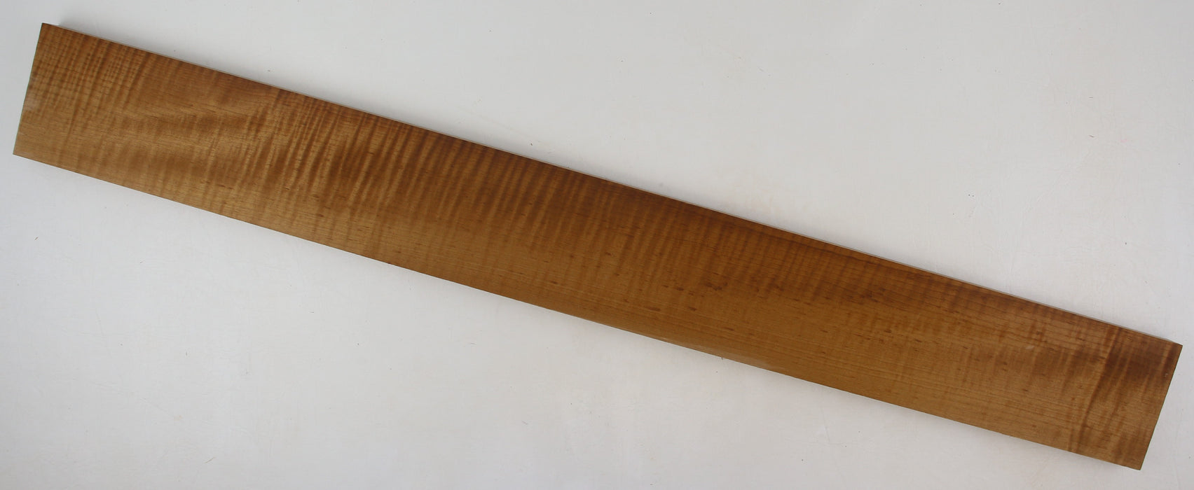 Maple Flame Roasted Neck Blank, 2A+ Figured, 28.3" x 3.9" x 1.0" Thick - Stock #41376