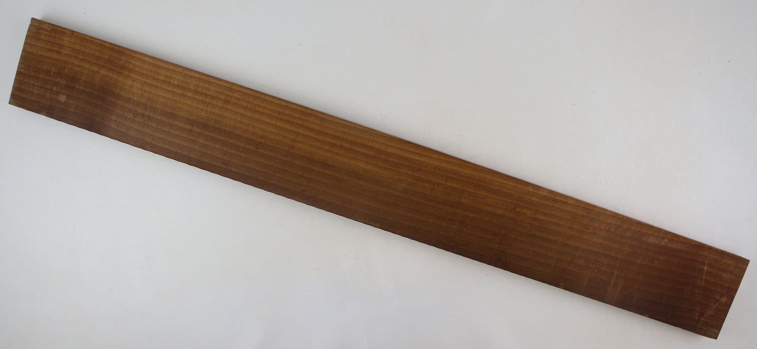 English Walnut Roasted/Torrefied Neck Blank, 35.8" x 4.0" x 1.0" Thick - Stock #41397