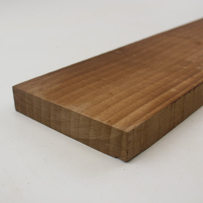 English Walnut Roasted/Torrefied Neck Blank, 35.8" x 4.0" x 1.0" Thick - Stock #41397