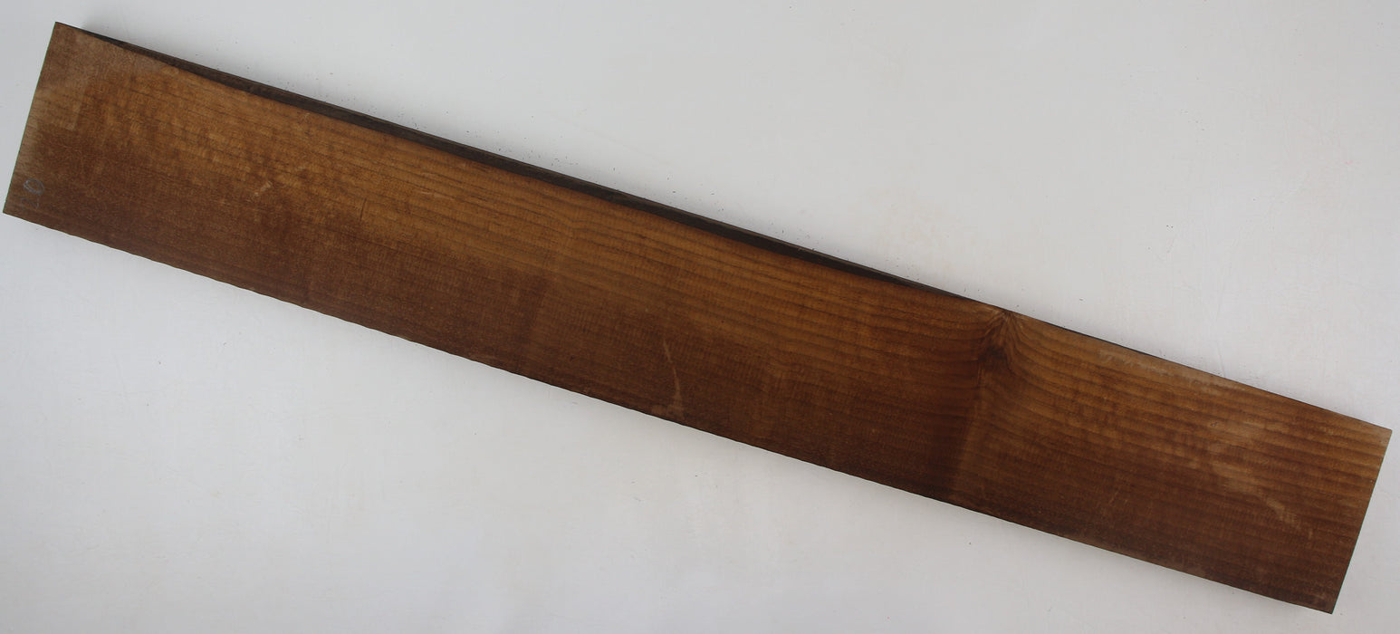 English Walnut Roasted/Torrefied Neck Blank, 33.1" x 4.6" x 1.1" Thick - Stock #41396