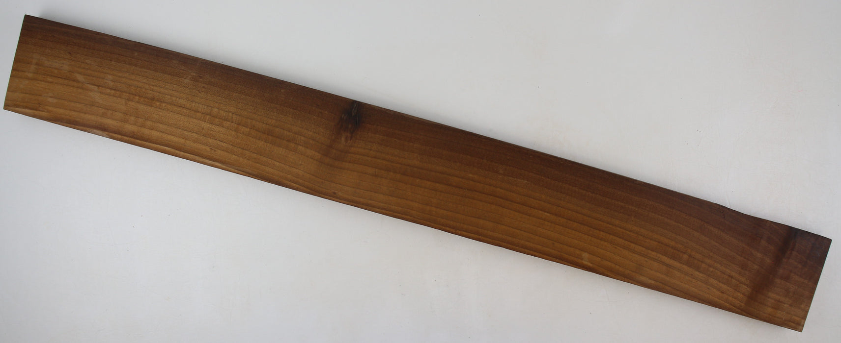 English Walnut Roasted/Torrefied Neck Blank, 35.4" x 4.1" x 1.0" Thick - Stock #41395