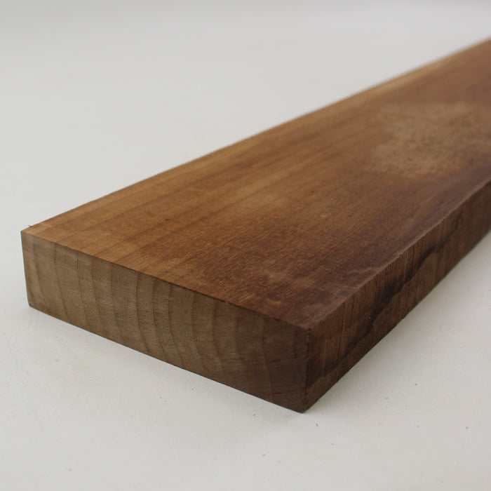 English Walnut Roasted/Torrefied Neck Blank, 35.4" x 4.1" x 1.0" Thick - Stock #41395