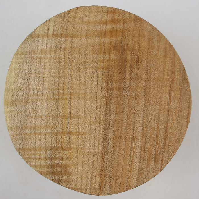 Maple Flame Round, Highly Figured, 5.0" x 3.8" Thick - Stock #41409