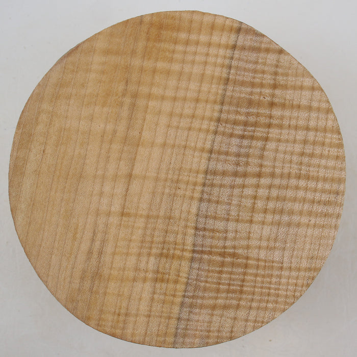 Maple Flame Round, Exceptionally Figured, 5.9" x 2.4" Thick - Stock #41403