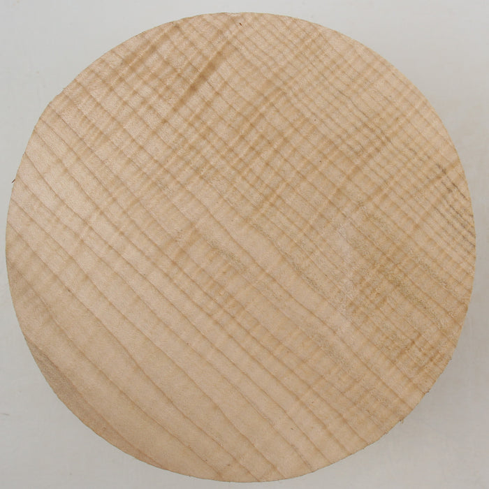 Maple Flame Round, Exceptionally Figured, 6.2" x 2.4" Thick  - Stock #41401