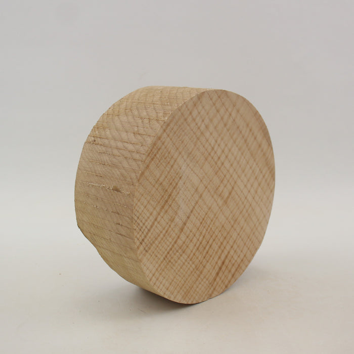 Maple Flame Round, Exceptionally Figured, 6.2" x 2.4" Thick  - Stock #41401