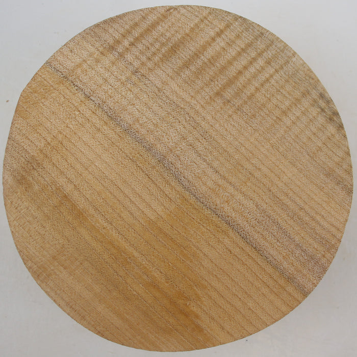 Maple Flame Round, Highly Figured, 6.0" x 2.3" Thick  - Stock #41399