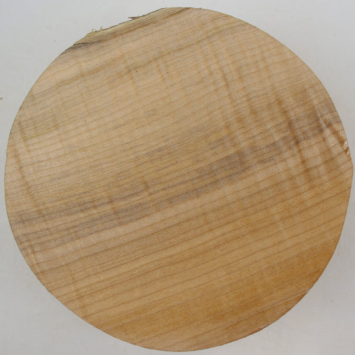 Maple Flame Round, Highly Figured, 6.0" x 2.3" Thick  - Stock #41399