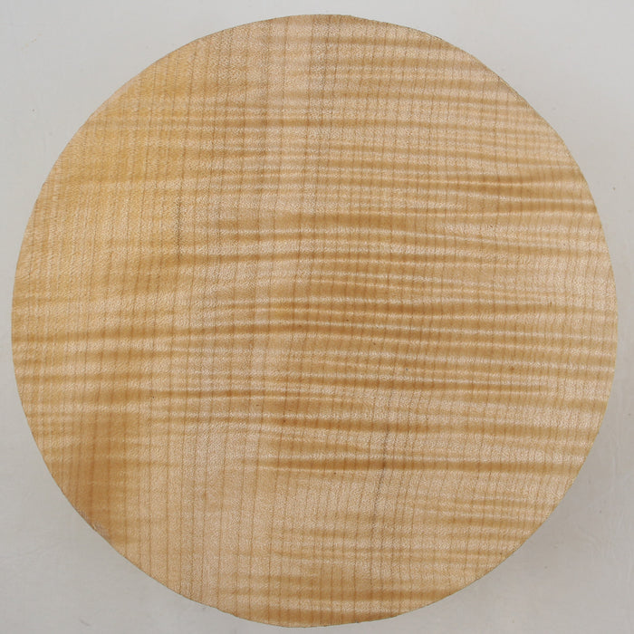 Maple Flame Round, Exceptionally Figured, 8.1" x 2.3" Thick - Stock #41412